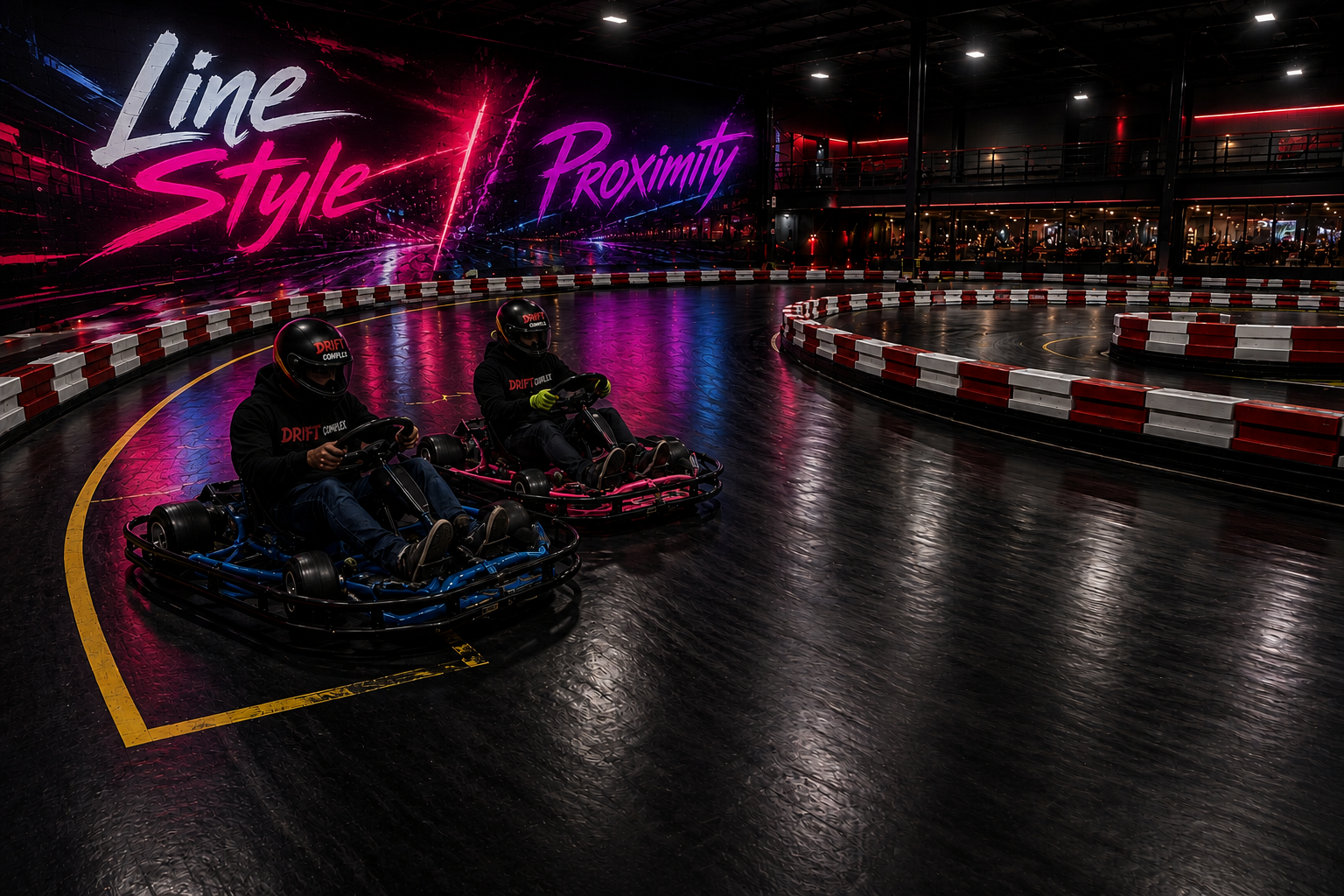 S-shaped competition drift track concept