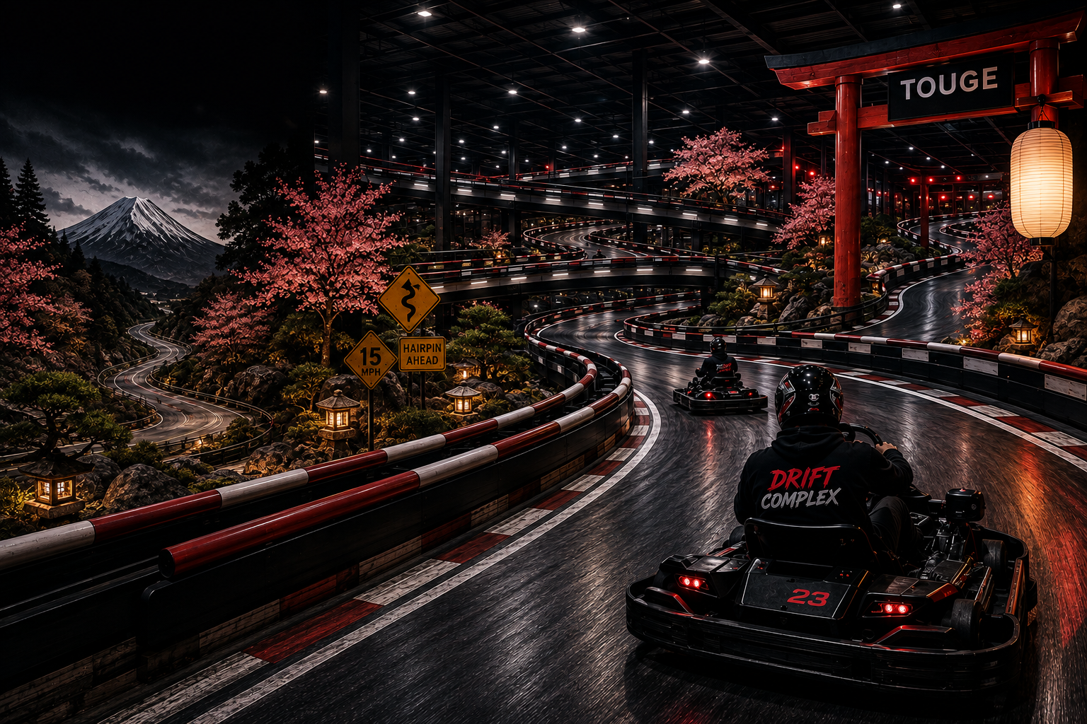 Mount Haruna-inspired touge track concept